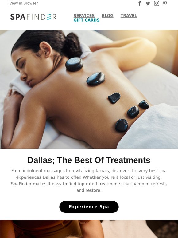 Travel Tuesday; Texas Cowgirl's Massage Menu plus a Colorado SPA moment