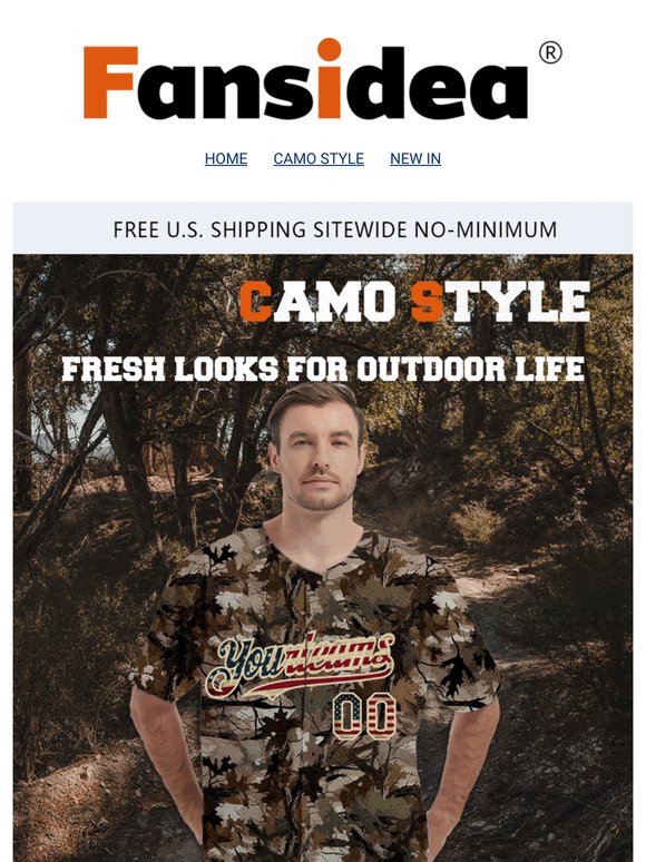 🌲Blend in with the Outdoors – Custom Woodland Camo for Every Adventure