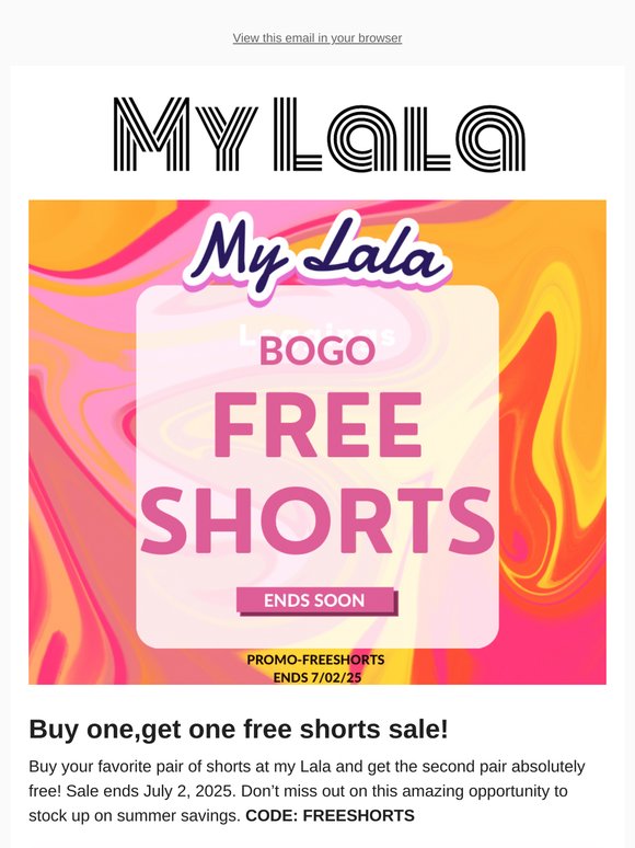 Buy One Get One Free Short Sale! 🙌