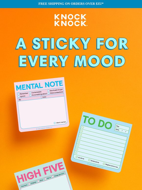 Get Sticky with Us. It’s not weird.