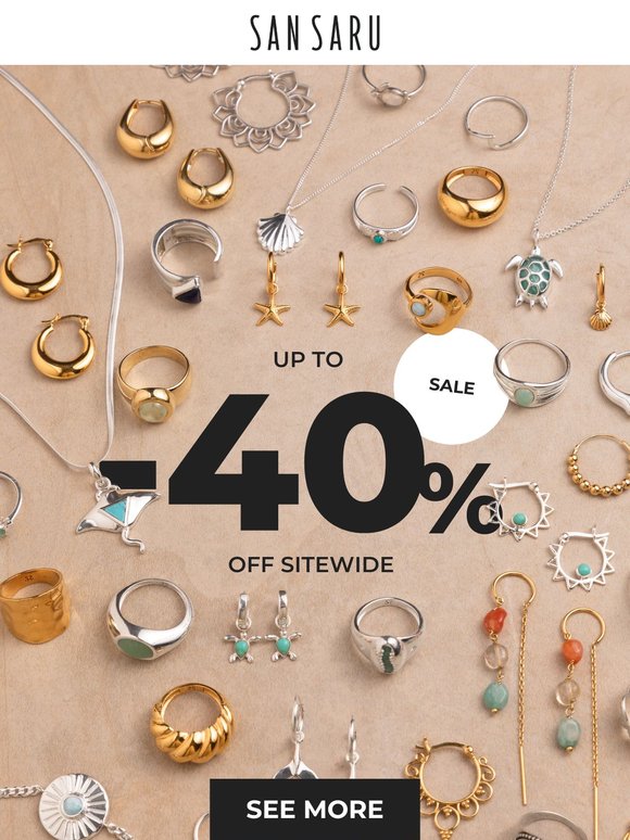 Up to 40% OFF 💥