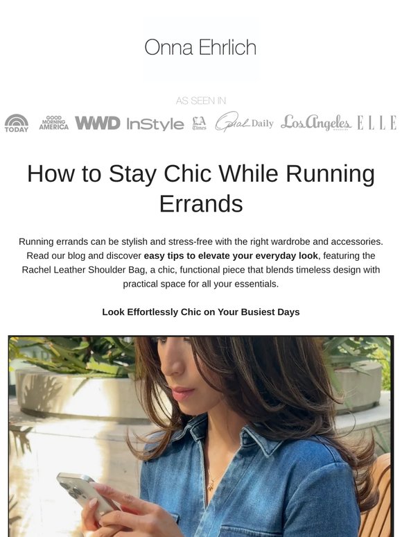 Stay Chic While Running Errands