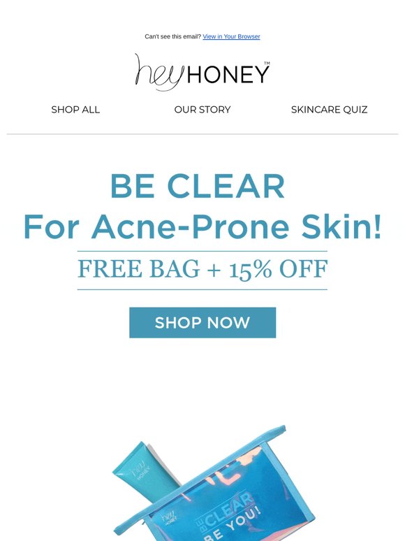 15% Off + True Confidence in Acne-Free Skin – Be Clear 💜