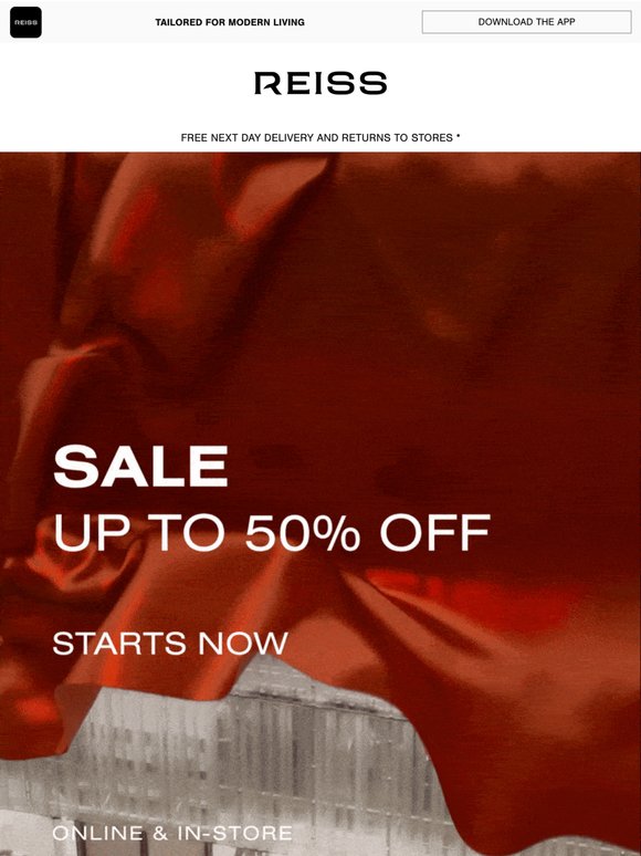 Sale Starts Now