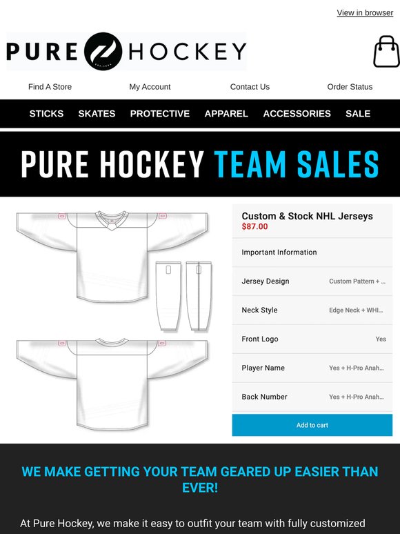 We Make Getting Your Team Geared Up Easier Than Ever!