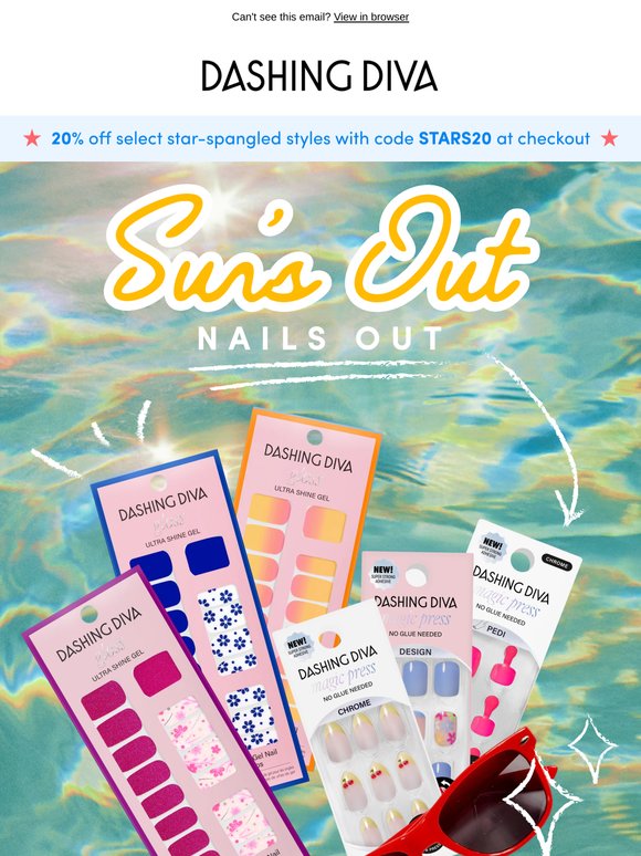 Bold Nails, Hot Days, Free Bag ☀️
