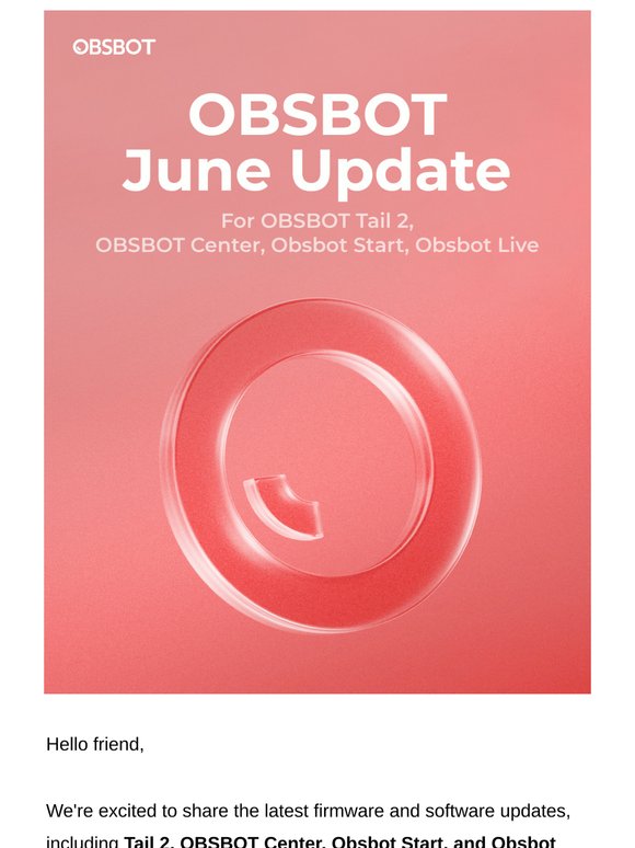 New OBSBOT Updates Inside!