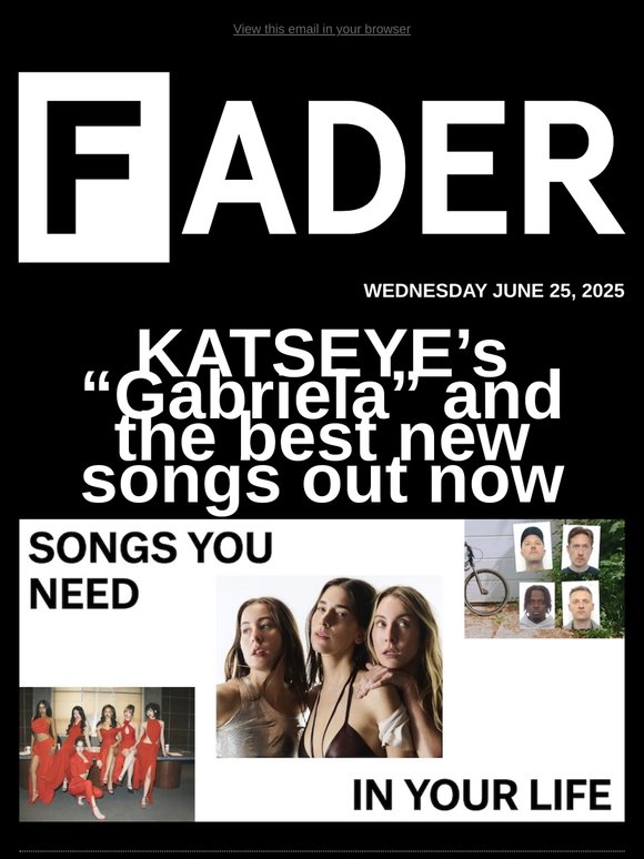 KATSEYE’s “Gabriela” and the best new songs out now