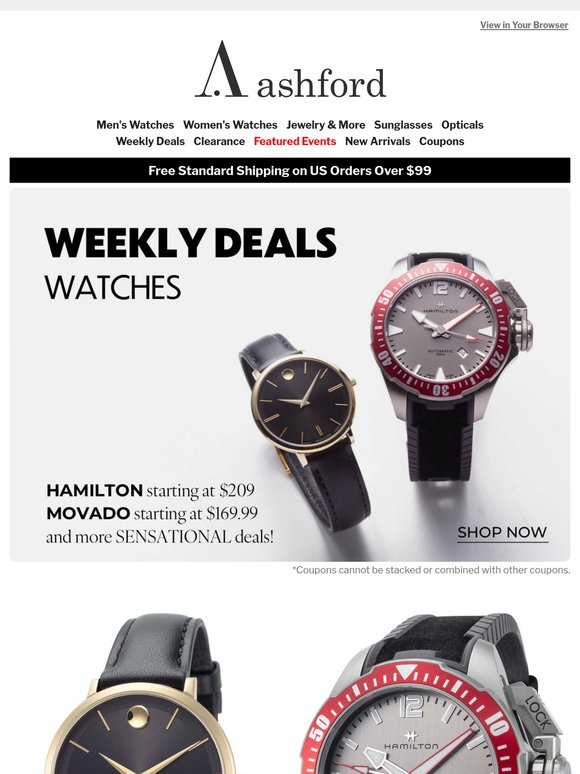 Upgrade Your Summer Style with This Week's Watch Deals
