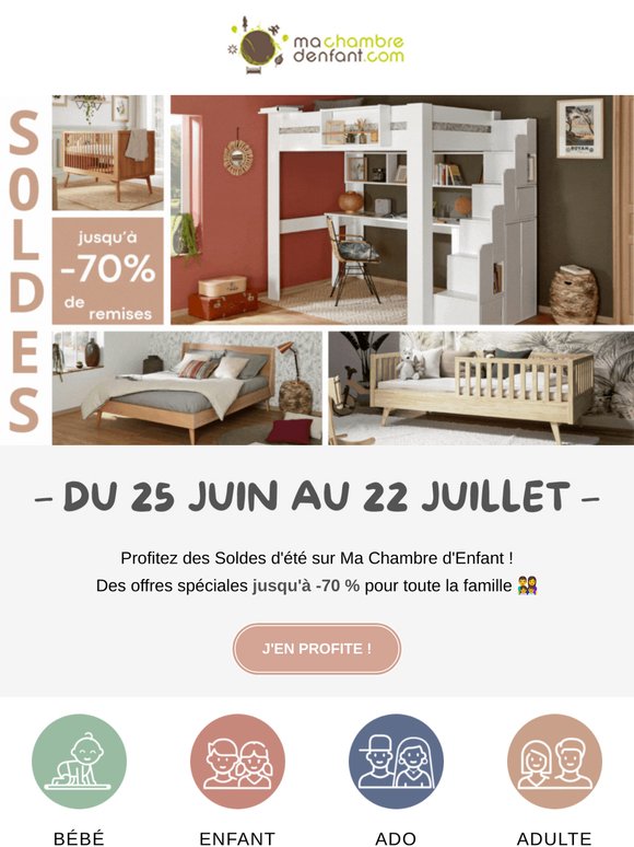 🏃 Soldes d'été : Jusqu'à -70 % de remises, dès maintenant