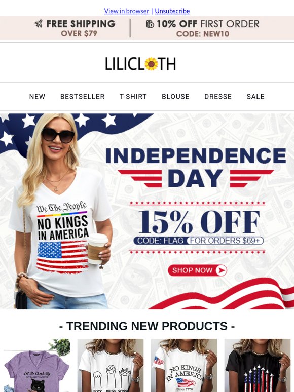  Limited Time: 15% Off Our 4th of July Favorites!