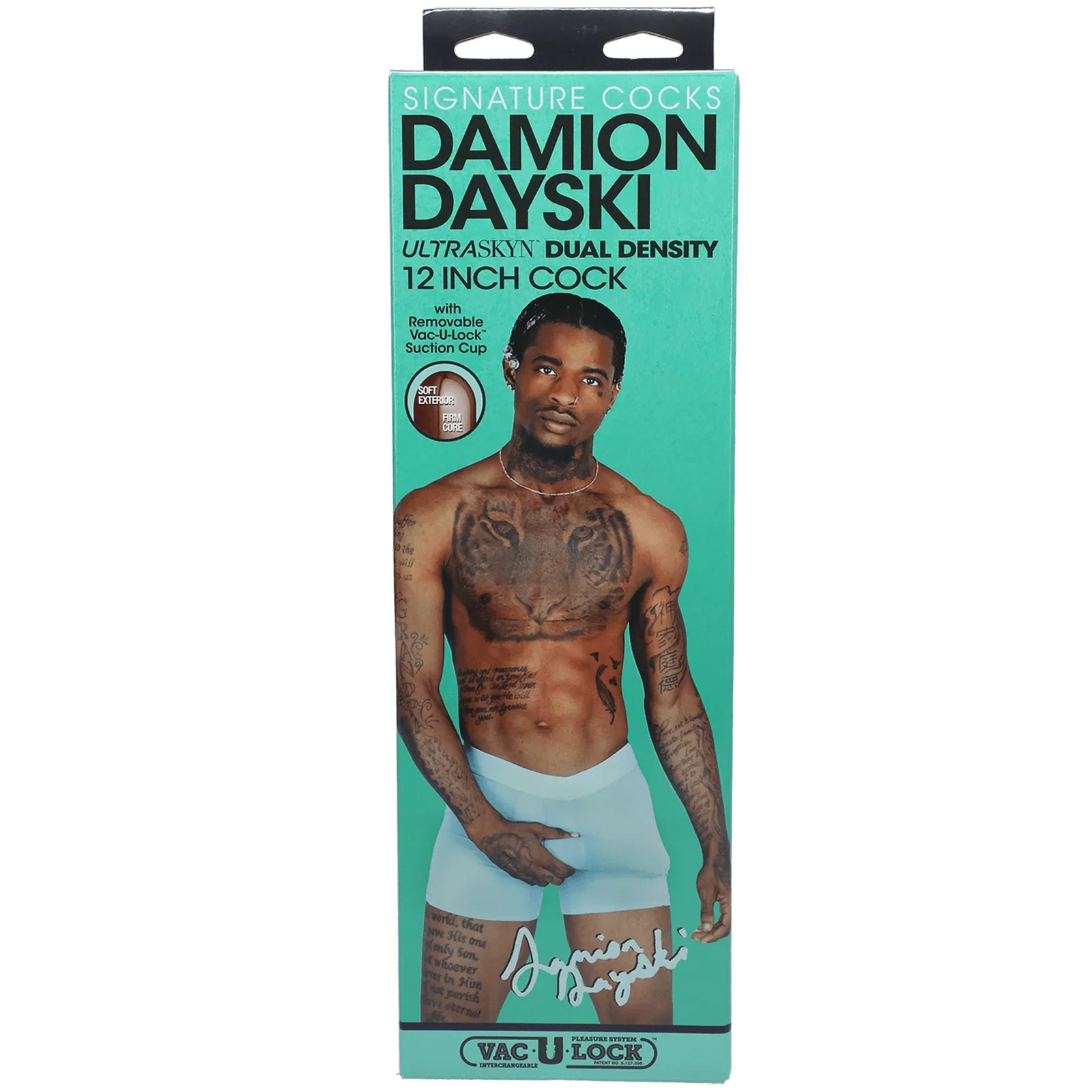 Image of Signature Series Ultraskyn Damion Dayski 12 inch Dildo