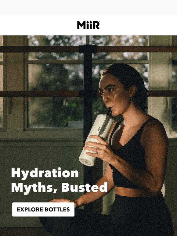 Let’s bust some hydration myths.