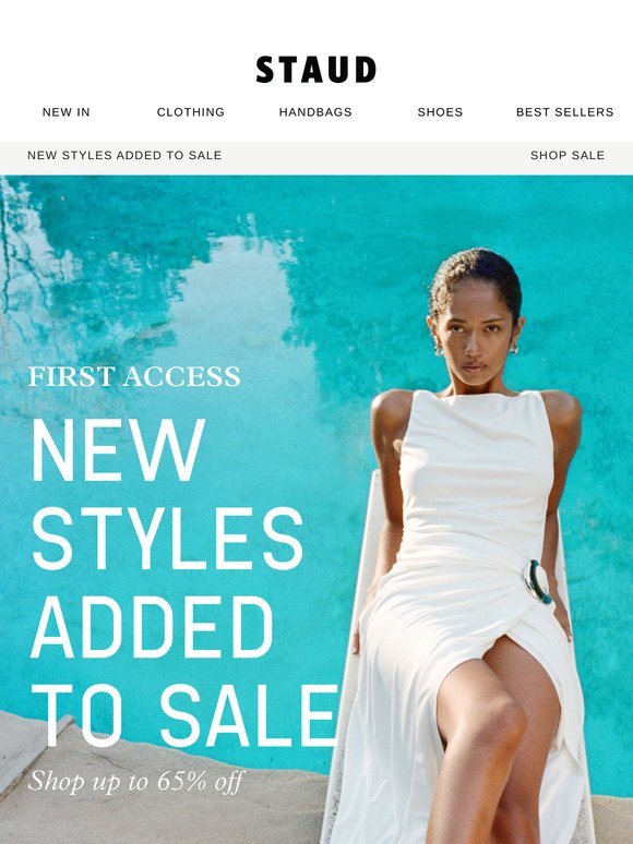 FIRST ACCESS: NEW STYLES ADDED TO SALE