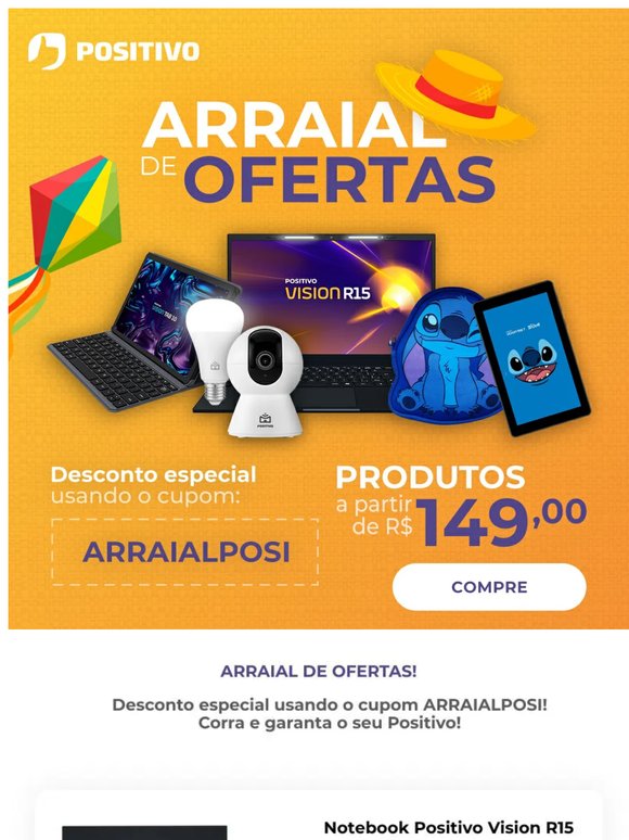 Descubra o Arraial de Ofertas!
