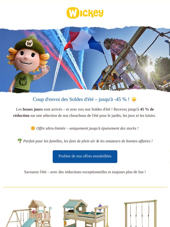 Coup d'envoi des Soldes d'été – jusqu'à -45 % ! ☀️