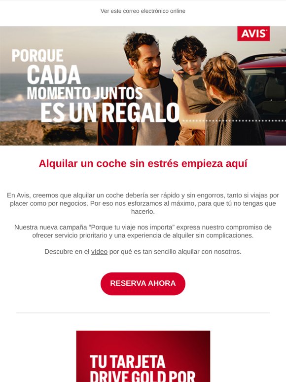 Porque tu viaje nos importa: elige Avis y disfruta de cada trayecto