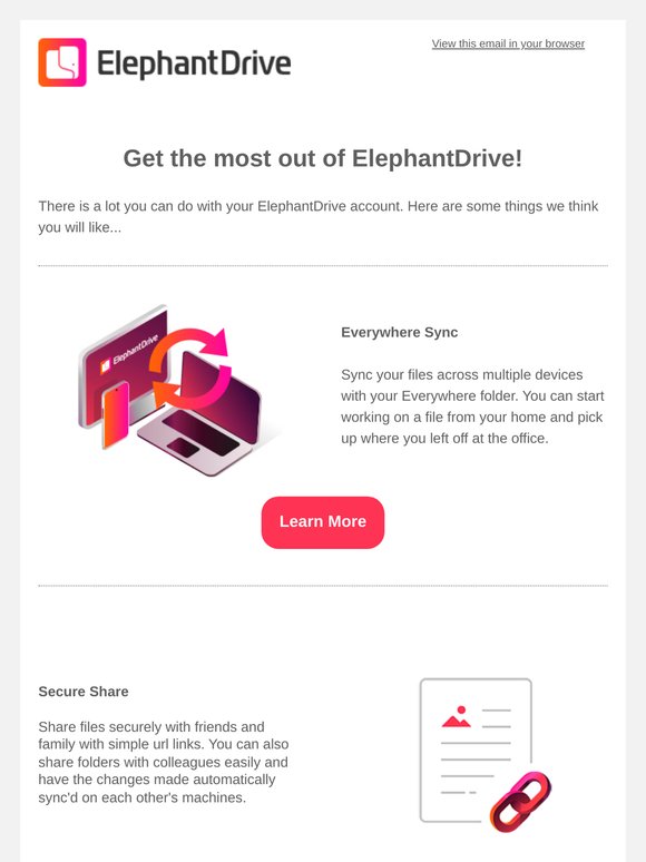 Get the most out of ElephantDrive