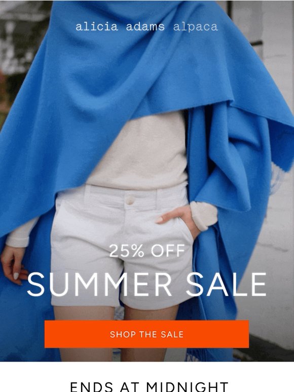 Last Call for Summer’s Softest Sale