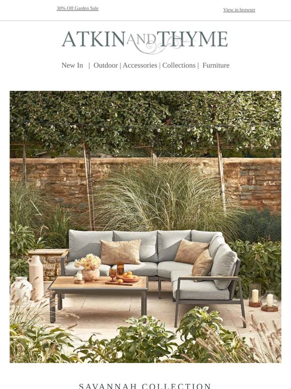 Savannah Collection | Natural Wood Effect Finish