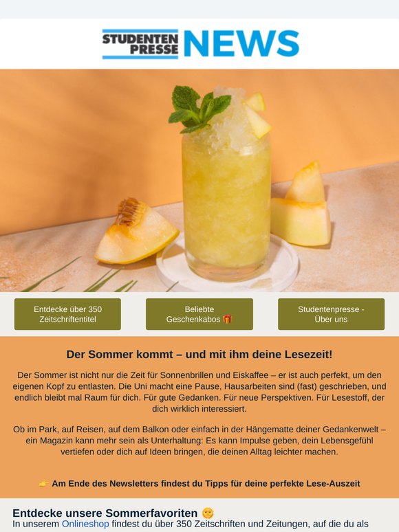 Neue Magazine, neue Perspektiven: Sommerlektüre für dich 🌞