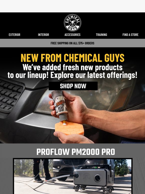 Just In: Brand-New Car Care from Chemical Guys