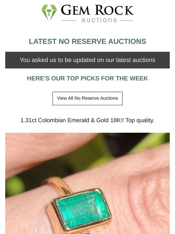 💥 Gemstone Auctions Finishing Soon - Don't Miss Out
