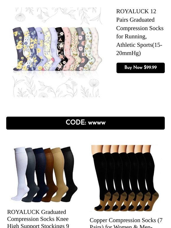Get great deals on the best compression socks of 2025!
