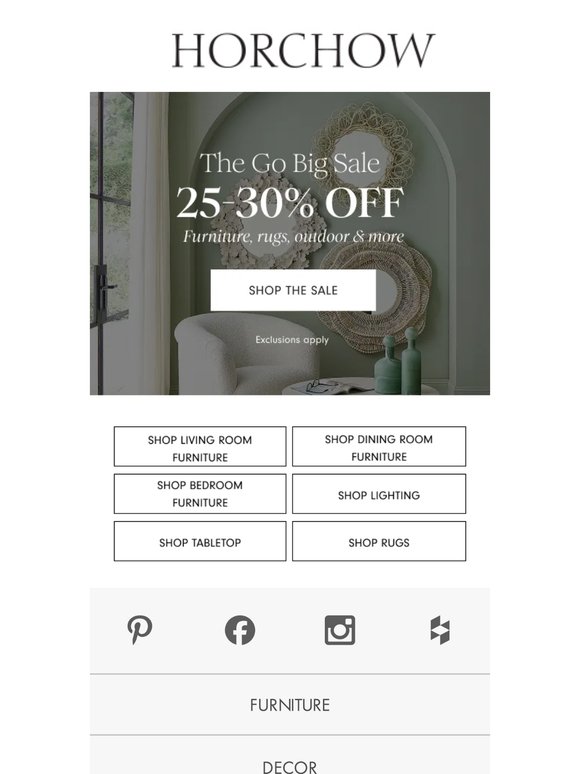 Go big! Get 30% off outdoor finds & much more