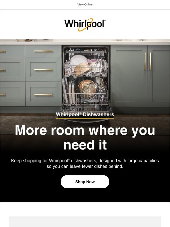 Find the right dishwasher for your home