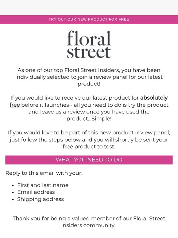 Join our new product review panel!