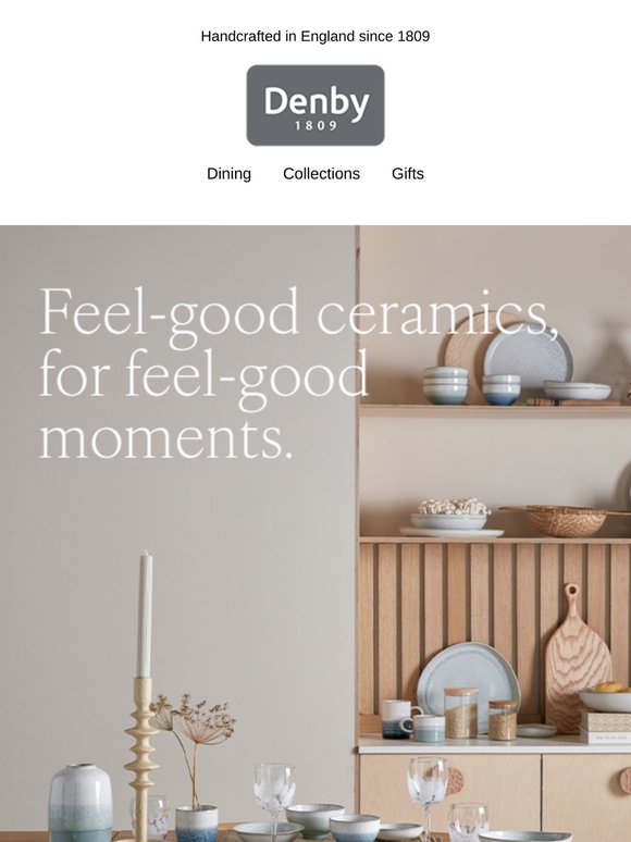 Feel-good ceramics for feel-good moments.