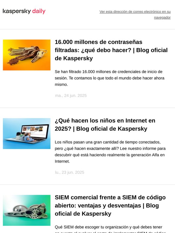 Blog oficial de Kaspersky