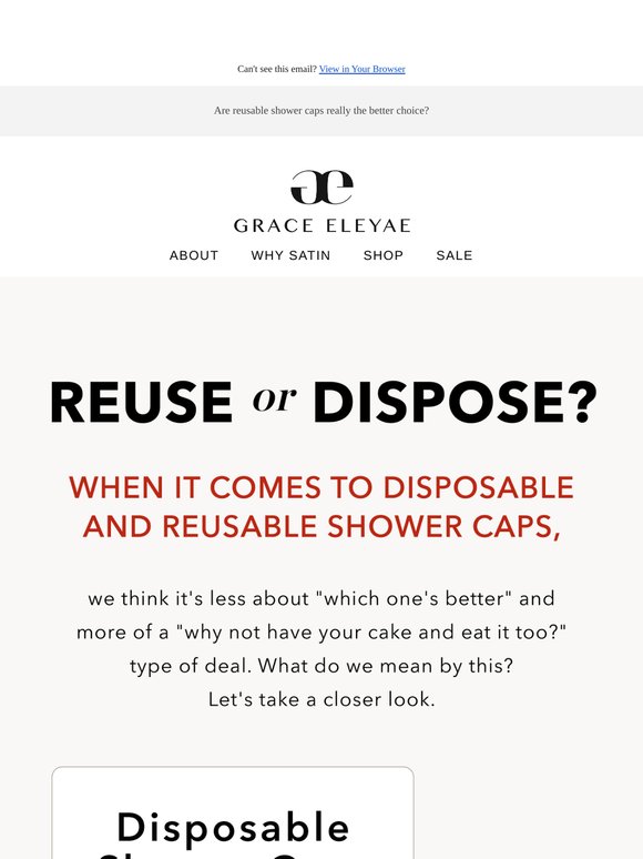 Reuse Or Dispose: Which One Is Better For Your Hair? 🤔