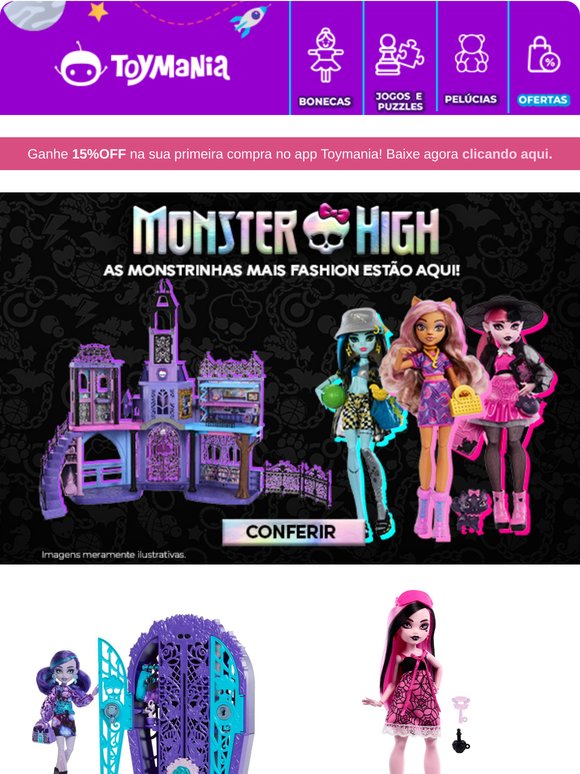 💜 Novidades de Monster High? Sim! E Estão de Arrepiar! Confira