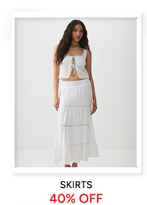 skirts 40% off 