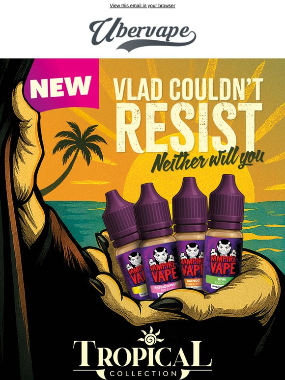Brand New: Vampire Vape Tropical Collection