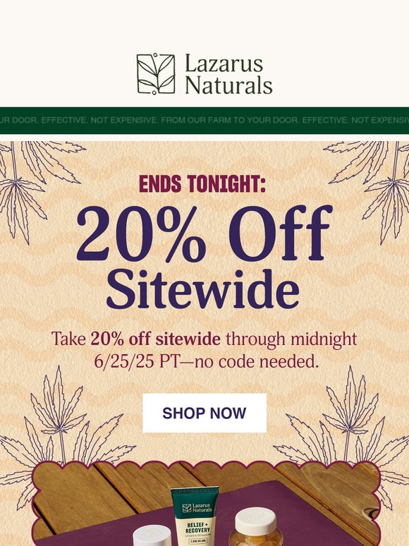 🔥 Last Day to Heat Up Your Cart with 20% Off