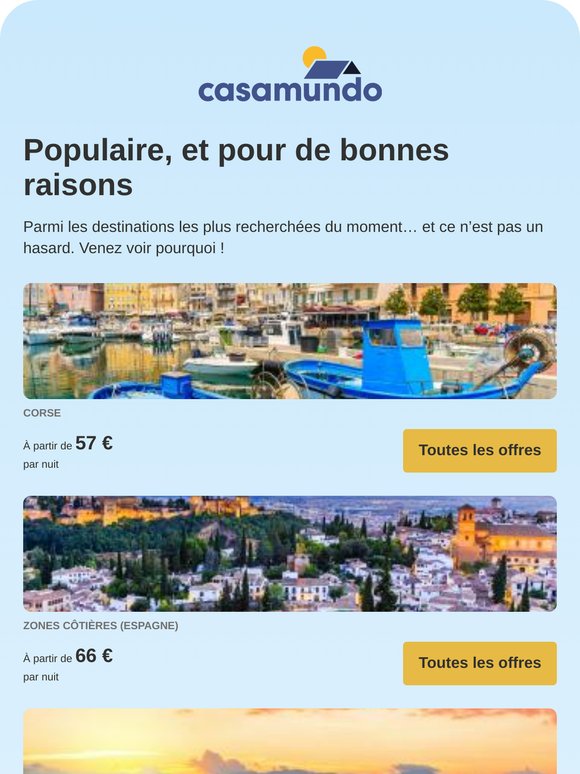 Oui, ces destinations sont incroyables 🫶