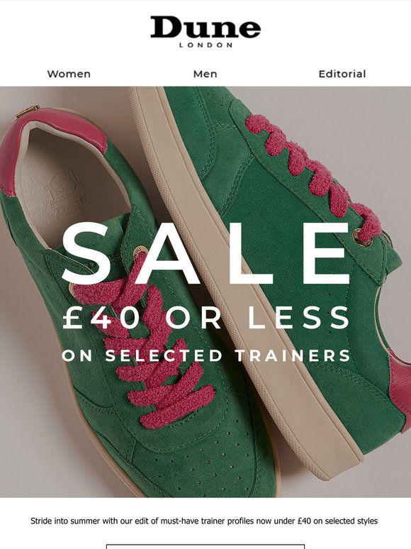 Trainers £40 and under
