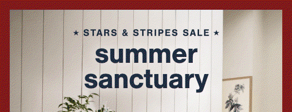 Stars & Stripes Sale | Summer Sanctuary