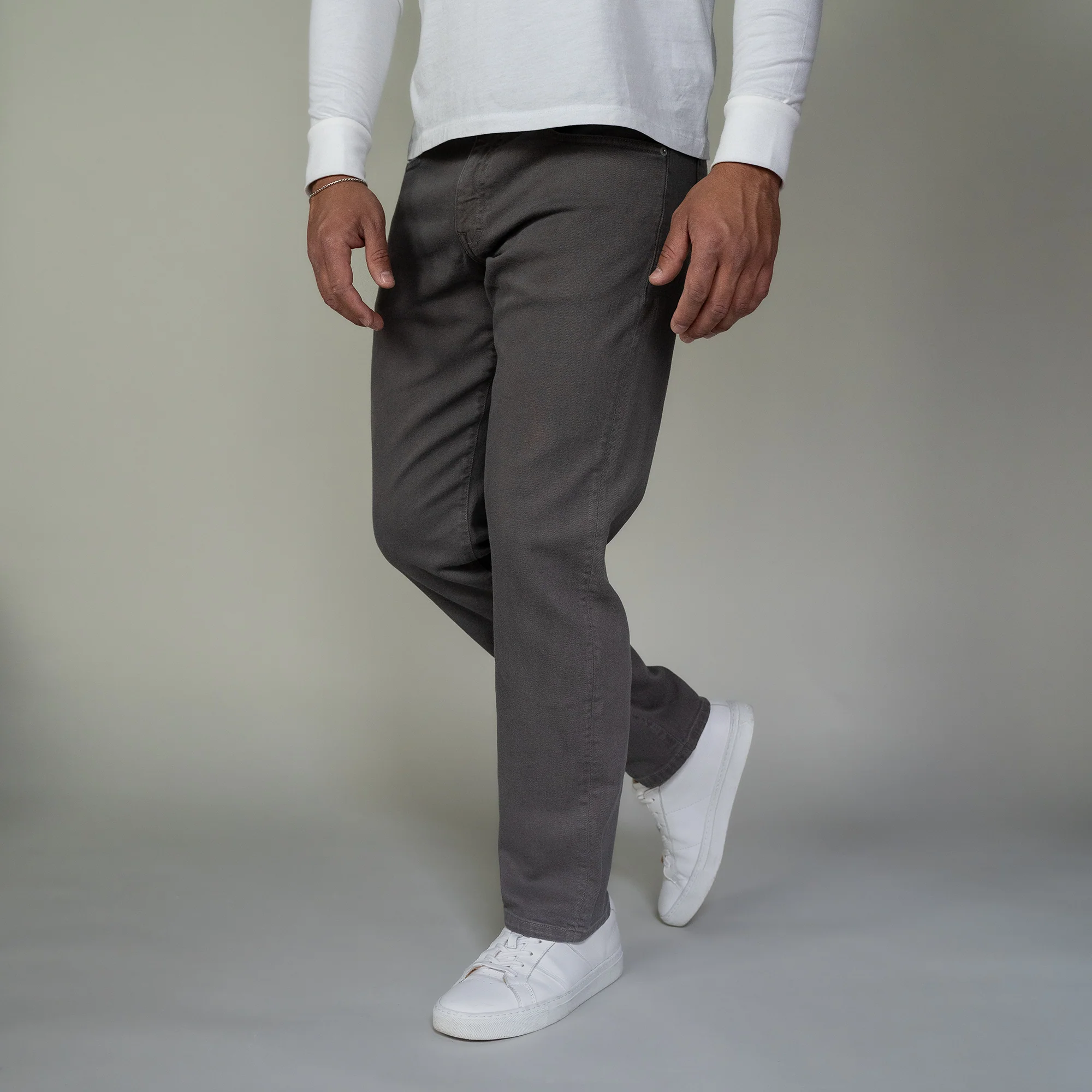 Image of Travel Jeans Slim Fit - Dark Grey