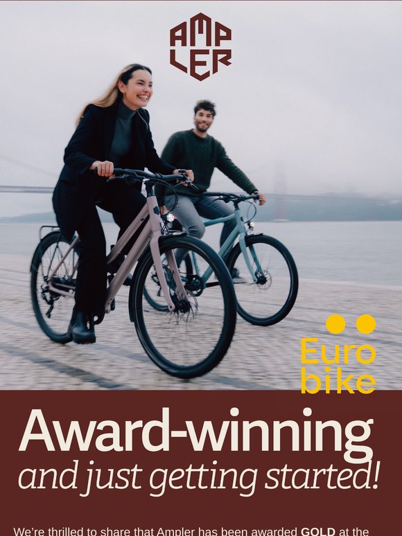 🏆 Ampler wins GOLD at the EUROBIKE AWARDS 2025