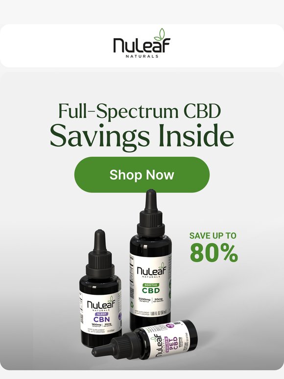 Elevate Your Wellness with NuLeaf Naturals 🌿