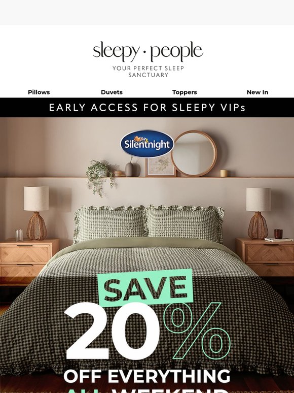 We appreciate you! Enjoy 20% off sitewide. 🙌