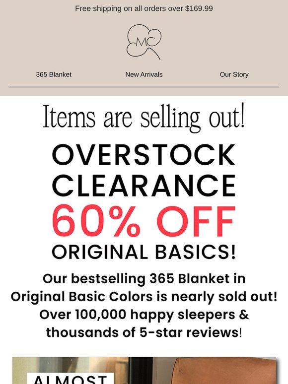 Hurry! 60% Off Blankets Are Selling Out!