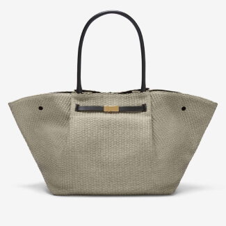 the new york deep taupe raffia