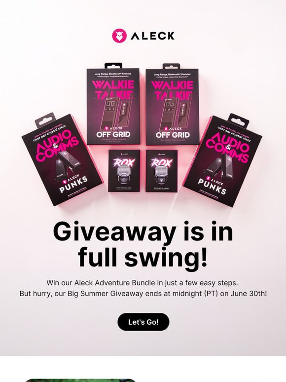🔥 Giveaway is in full swing!