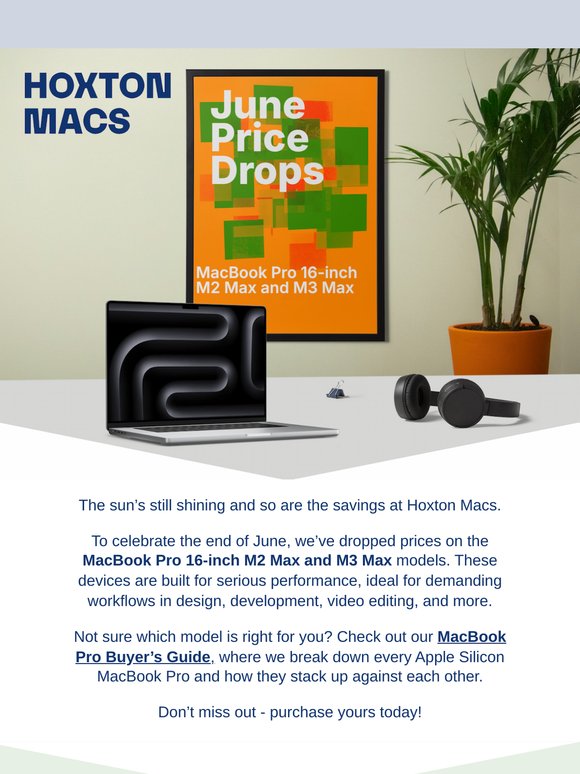 Price Drops on MacBook Pro 16-inch M2 Max & M3 Max 🌞