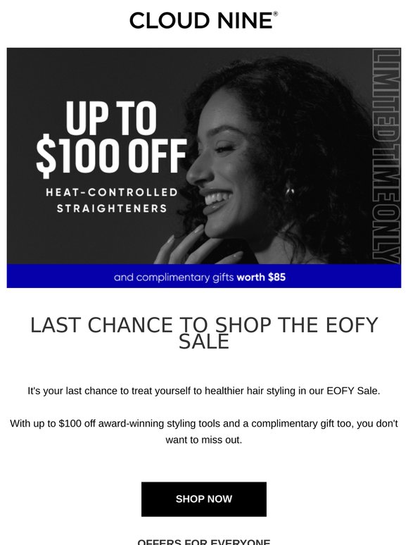 The EOFY Sale ends soon, treat yourself